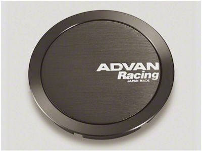 Advan 73mm Racing Center Cap Full Flat Dark Bronze - YV3239