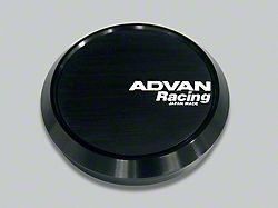 Advan Flat 73mm Center Cap - Black - Z9566