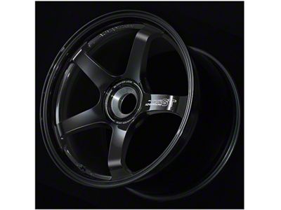 Advan GT Beyond Titanium Black Wheel; 18x12; 25mm Offset; 5x114.3mm Bolt Pattern; 73mm Hub Bore