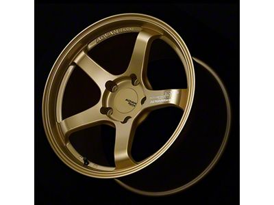 Advan GT Gold Metallic Wheel; 18x10; 60mm Offset