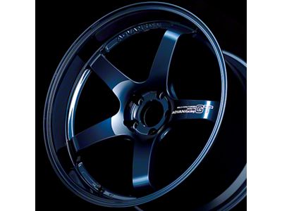 Advan GT PV Titanium Blue Wheel; 20x11; 15mm Offset; 5x114.3mm Bolt Pattern; 73mm Hub Bore