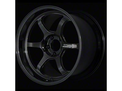 Advan R6 Titanium Black Wheel; 18x10; 24mm Offset; 5x114.3mm Bolt Pattern; 73mm Hub Bore