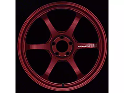 Advan R6 Candy Red Wheel; 20x8.5; 38mm Offset
