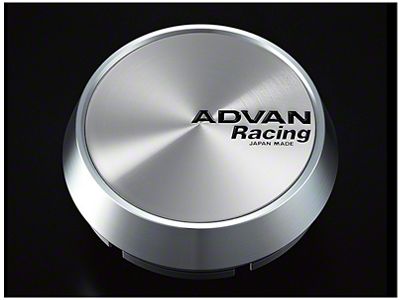 Advan Center Cap 73mm Middle Height - Platinum Silver - YV5966