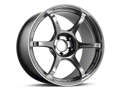 Advan RG-4 Hyper Black and Ring Wheel; 17x7.5; 48mm Offset