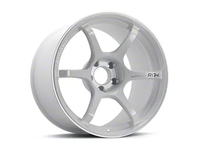 Advan RG-4 White Metallic and Ring Wheel; 18x10; 35mm Offset
