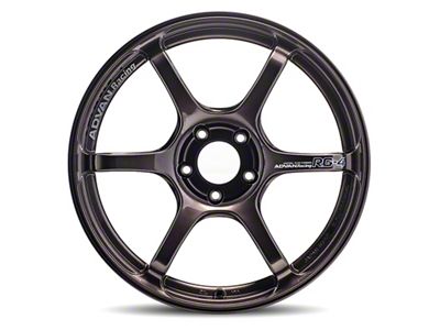 Advan RG-4 Copper Bronze Wheel; 18x9.5; 35mm Offset; 5x114.3mm Bolt Pattern; 73mm Hub Bore