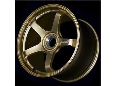 Advan RG-D2 Hyper Black with Machined Lip Wheel; 17x8.5; -10mm Offset; 6x139.7mm Bolt Pattern; 112mm Hub Bore