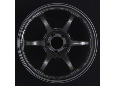 Advan RG-D2 Semi Gloss Black Wheel; 18x9.5; 22mm Offset; 5x114.3mm Bolt Pattern; 73mm Hub Bore