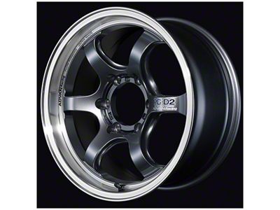 Advan RZ-DF2 Diamond Cut and Hyper Platinum Black Wheel; 19x10; 25mm Offset