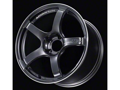 Advan TC4 Gunmetallic and Ring Wheel; 17x8; 45mm Offset