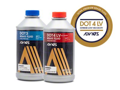 Advics Synthetic Brake Fluid; DOT 4 LV