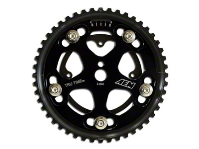 AEM Electronics 4G63/T Black Tru-Time Cam Gear - 23-830BK