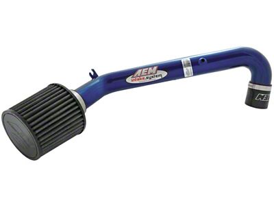 AEM Induction 96-00 Civic CX DX & LX Blue Short Ram - 22-413B