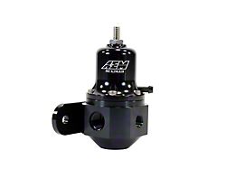 AEM Electronics High Capacity Universal Black Adjustable Fuel Pressure Regulator - 25-305BK