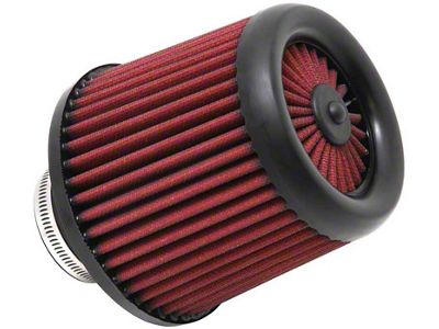 AEM Induction Race DryFlow Air Filter; 2.50-Inch Inlet / 5.50-Inch Length (Universal; Some Adaptation May Be Required)