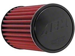 AEM Induction DryFlow Air Filter; 3-Inch Inlet / 9.25-Inch Length (Universal; Some Adaptation May Be Required)
