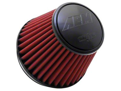 AEM Induction Dryflow 6in. X 6in. Round Tapered Air Filter - 21-210EDK