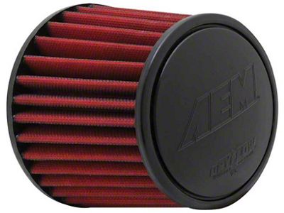 AEM Induction 3.25 in DRY Flow Short Neck 5 in Element - 21-2110DK