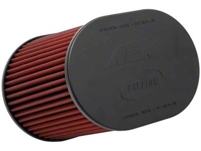 AEM Induction Dryflow 4.5in. X 7in. Oval Straight Air Filter - 21-2267DK