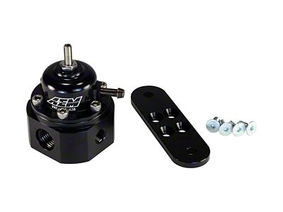 AEM Electronics Universal Black Adjustable Fuel Pressure Regulator - 25-302BK