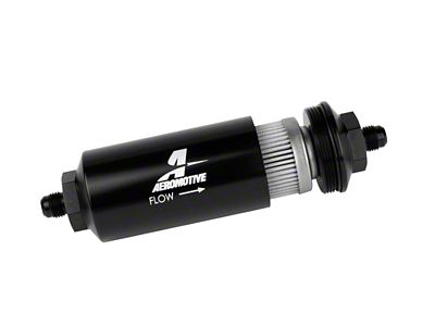 Aeromotive In-Line Filter - AN-6 Male 40 Micron Stainless Mesh - 12348