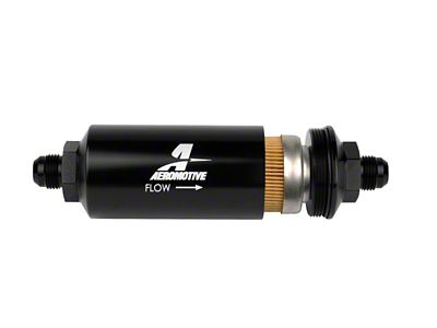 Aeromotive In-Line Filter - AN -8 Male 10 Micron Fabric - 12377