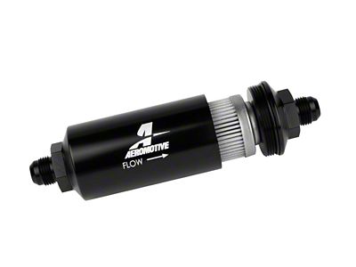 Aeromotive In-Line Filter - AN -8 Male 40 Micron Stainless - 12378