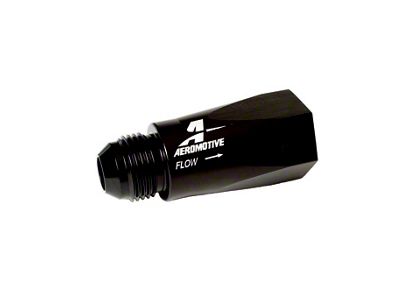 Aeromotive In-Line Full Flow Check Valve Male -10 AN Inlet - 15107