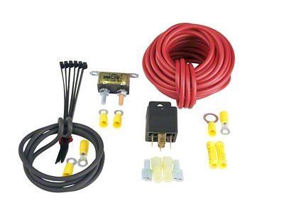 Aeromotive 30 Amp Fuel Pump Wiring Kit Incl. Relay/Breaker/Wire/Connectors - 16301