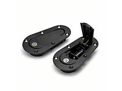 Seibon Carbon Plus Flush Hood Latch and Pin Kit - Black - with lock