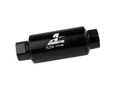Aeromotive In-Line Fuel Filter 40-M Stainless Mesh Element ORB-10 Port - 12330