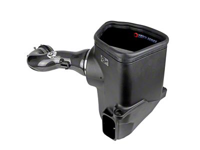 AFE 19-21 GM Trucks 5.3L/6.2L Track Series Carbon Fiber Cold - 57-10015D