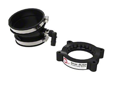 AFE 2020 Vette C8 Silver Bullet Aluminum Throttle Body Spacer - 46-34023B