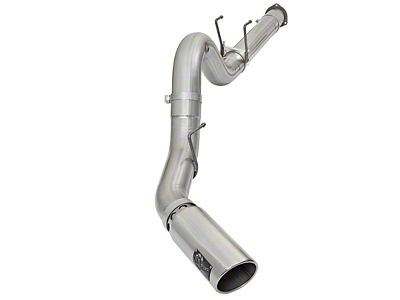 AFE ATLAS 5in DPF-Back Alum Steel Exhaust System w/Polished Tip - 49-03090-P