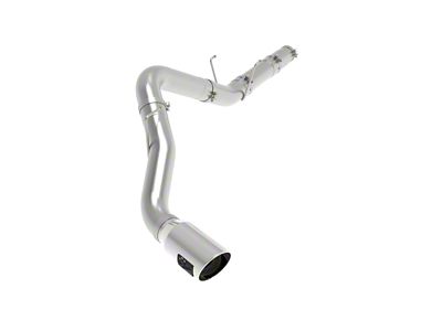 AFE ATLAS 5in DPF-Back Alum Steel Exhaust System w/Polished Tip - 49-02078-P