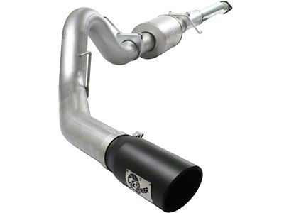 AFE Atlas Exhaust 4in Aluminized Cat-Back w/ 304 SS Black - 49-03041-B