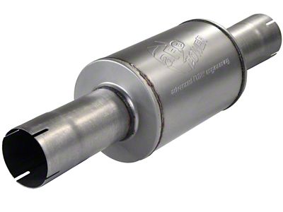 AFE Atlas Exhausts Mufflers Al Steel EXH Muffler 4 ID - 49-91014