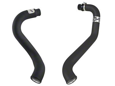 AFE BladeRunner 3in Black Intercooler Hot Cold Side Tubes Combo - 46-20045