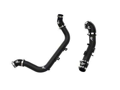 AFE BladeRunner Aluminum Hot and Cold Charge Pipe Kit Black - 46-20634-B