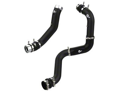 AFE BladeRunner Black 3in Aluminum Charge Pipe Kit 20-21 GM - 46-20444-B