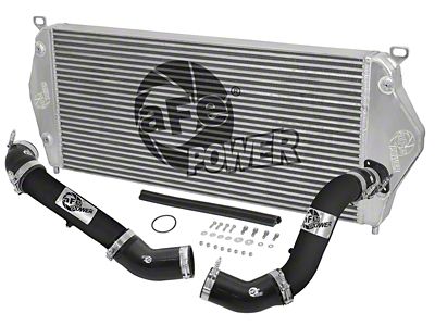 AFE BladeRunner Intercooler w/ Black Tubes 16-17 Nissan Titan XD - 46-20282-B