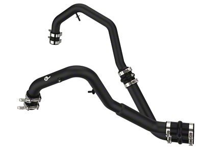 AFE Bladerunner Intercooler Hot Charge Pipe Black 2-2.5in 2021+ Ford - 46-20478-B