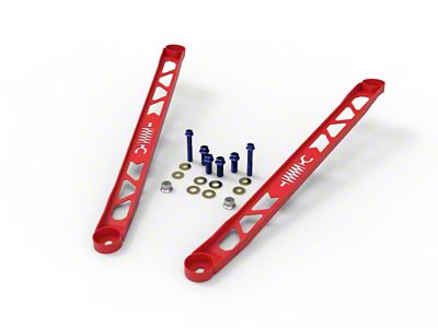AFE 304 Stainless Steel Front Suspension Strut Brace Red - 450-721003-R
