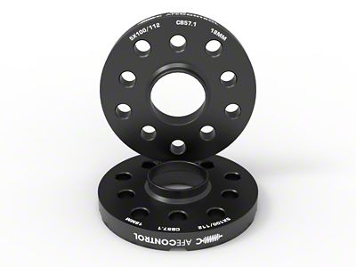 AFE CONTROL Billet Aluminum Wheel Spacers 5x100/112 CB57.1 18mm - 610-611003-B