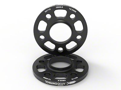 AFE CONTROL Billet Aluminum Wheel Spacers 5x112 CB66.6 12.5mm - 610-721001-B