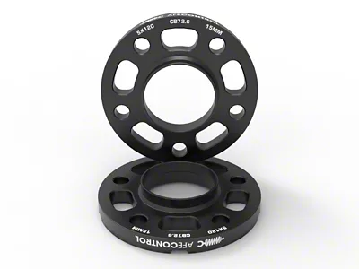 AFE CONTROL Billet Aluminum Wheel Spacers 5x120 CB72.6 15mm - 610-502002-B