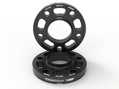 AFE CONTROL Billet Aluminum Wheel Spacers 5x120 CB72.6 20mm - 610-502004-B