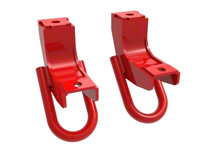 AFE Front Tow Hook Red 2022 Toyota Tundra 3.5L V6 - 450-72T001-R