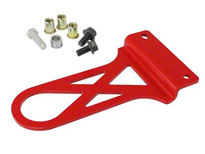 AFE Control PFADT Series Front Tow Hook Red 97-04 Chevrolet - 450-401002-R